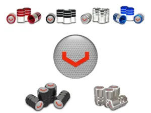 Vossen Rad Ventilkappen SUV Limitierter Stil